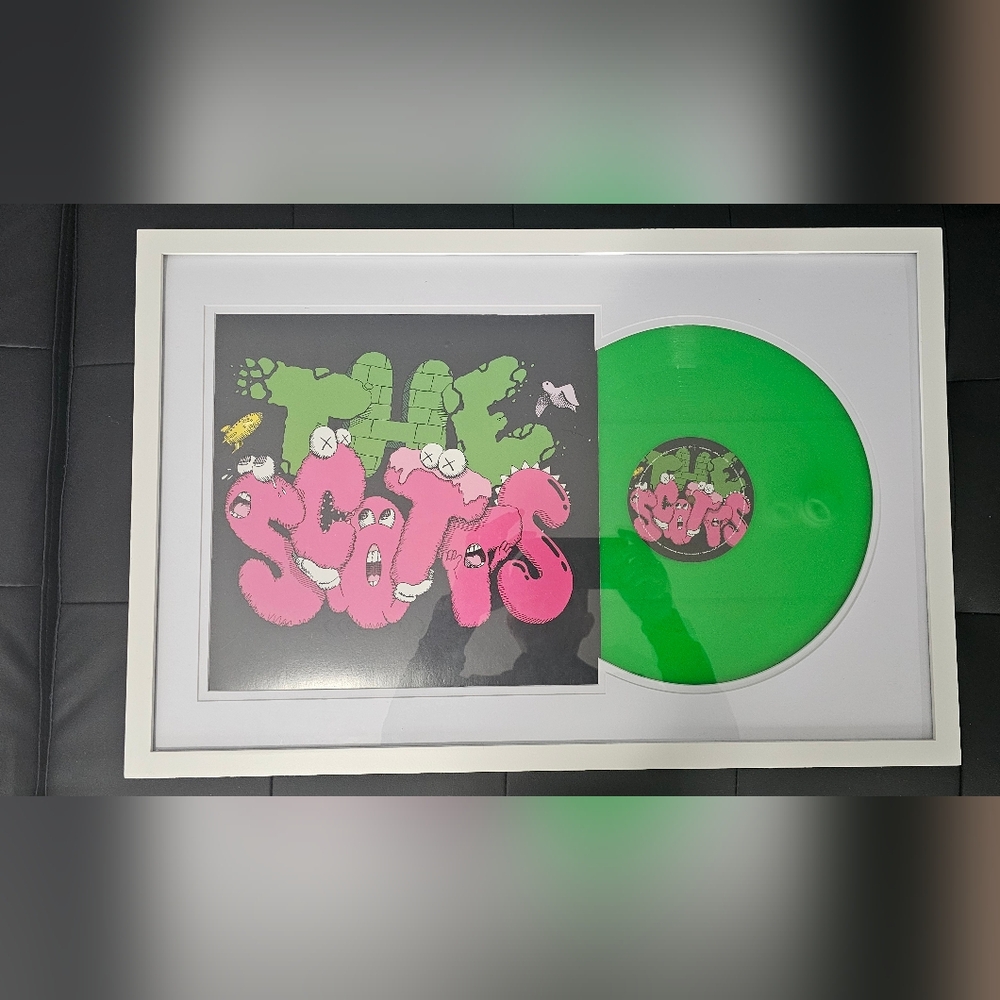 Kaws x Travis Scott Record LP Framed